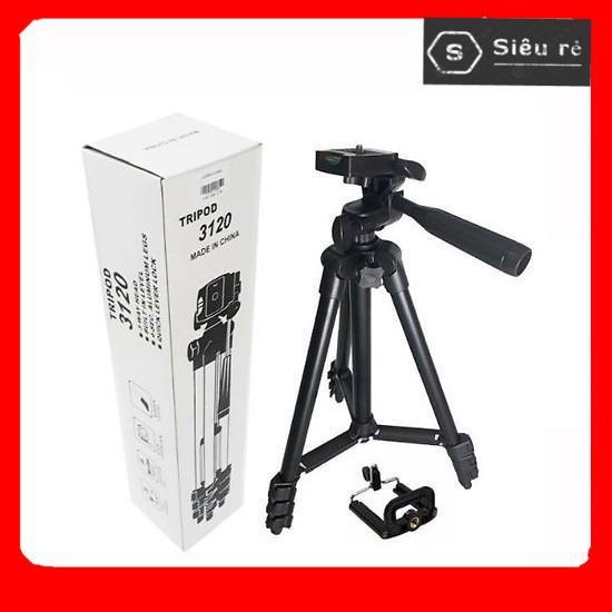 GẬY CHỤP HÌNH TRIPOD 3120 Chân Giá Đỡ Máy Chụp Hình Cao Cấp