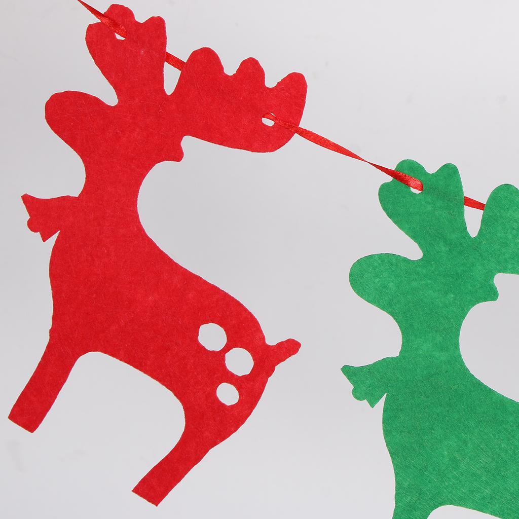Christmas Non Woven  Banners Garland  Hanging Decor