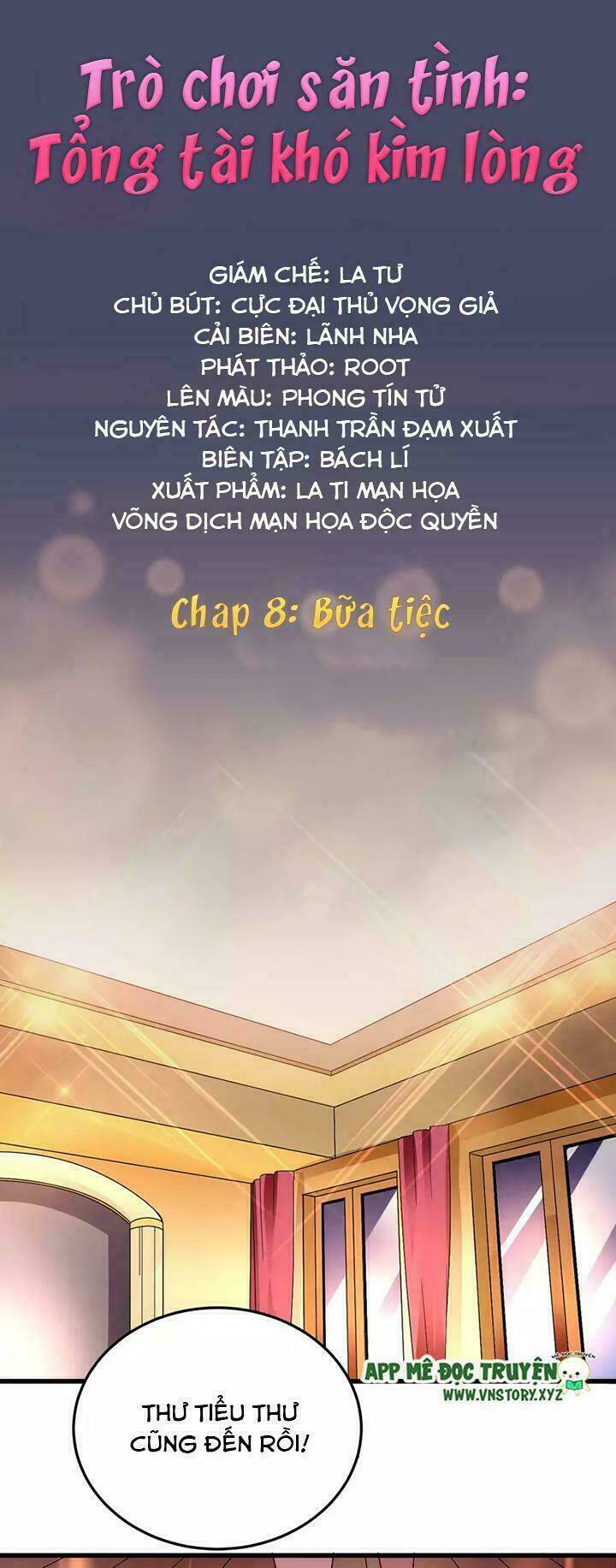 trò chơi săn tình - tổng tài khó kìm lòng chapter 8 1
