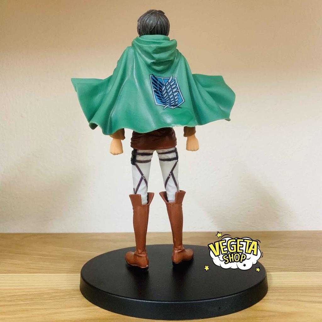 Mô hình Attack On Titan - Eren Yeager - Eren trong trang phục Trinh sát binh đoàn - Fullbox 16cm - Đại chiến titan