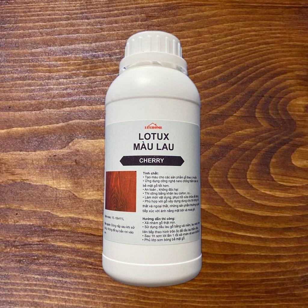 Sơn màu gỗ gốc nước can 5L - Lên vân gỗ, sơn gỗ màu cánh gián, cherry, honey, óc chó
