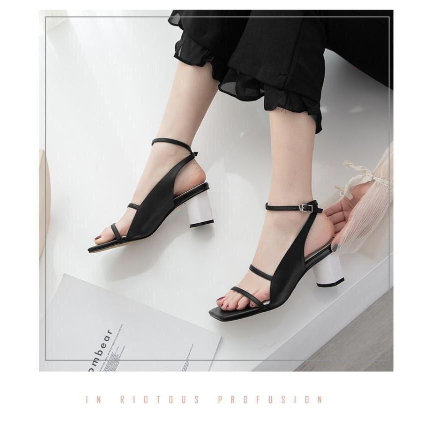 Sandal gót tròn 5p cao cấp LC_S21