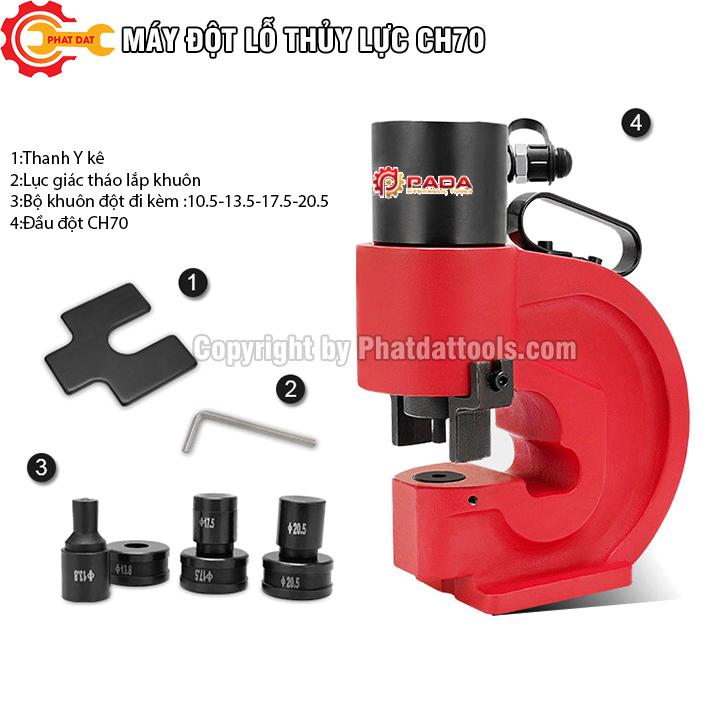 Máy Đột Lỗ Thủy Lực CH70