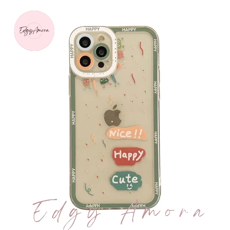 Ốp lưng Iphone chống sốc hoạ tiết Happy Cute dành cho Iphone 11 / Phone 11 Pro / Iphone 11 Pro Max / Iphone 12 / Iphone 12 Pro / Iphone 12 Pro Max / Iphone 13 / Iphone 13 Pro / IPhone 13 Pro Max / Iphone 14/ Iphone 14 Pro / Iphone 14 Pro Max