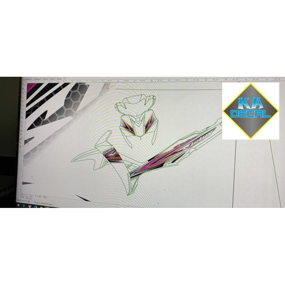 Tem rời Sirius dán xe trắng