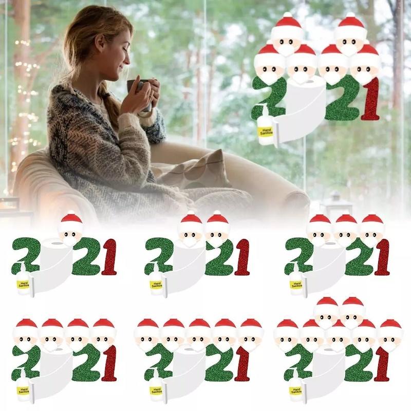 Miếng Dán Trang Trí Giáng Sinh Bằng Pvc 2021