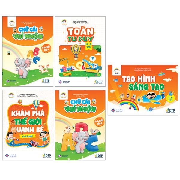 Sách - Bộ Sách Cầu Vồng Trẻ Thơ - Dành Cho Trẻ 5-6 Tuổi (Bộ 5 Quyển)