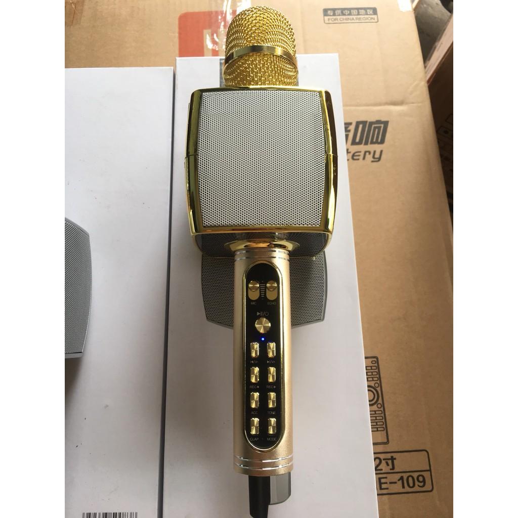 MIC KARAOKE BLUETOOTH KÈM LOA BASS YS-91 HÀNG CAO CẤP