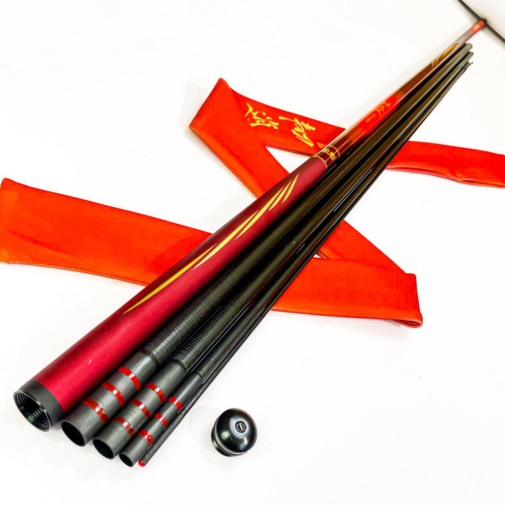 Cần câu tay Tiêu Dao Nhất Hỏa 4H -28i ngọn 1li2 tải cá 4000g từ 3m6 đến 6m3 cao cấp - Cần câu tay 4H cao cấp