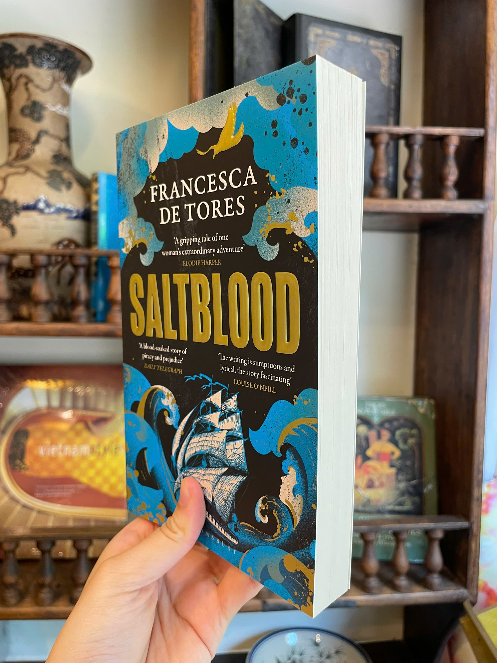 Sách - Saltblood by Francesca de Tores - Historical Fiction/Fiction book in English - Sách Ngoại Văn