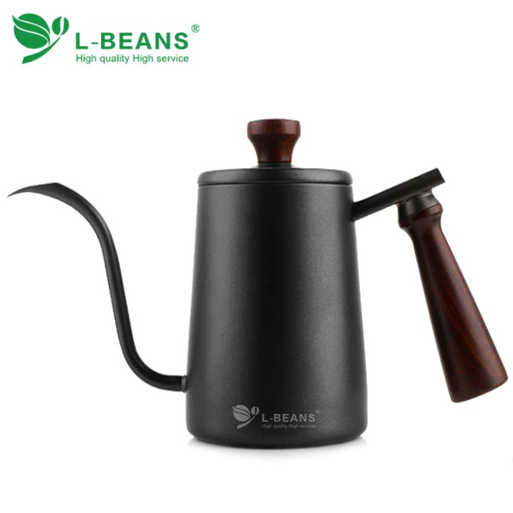 Ấm drip cổ ngỗng chuyên nghiệp rót cà phê, rượu và các chất lỏng khác. Thương hiệu L-Beans SD-201901 hàng nhập khẩu 