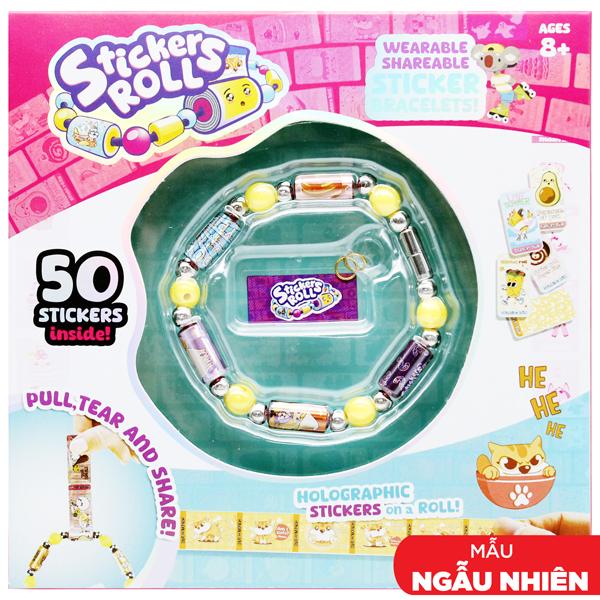 Vòng Đeo Tay DIY Stickers Roll Kèm 50 Miếng Dán Mini - Kingdom Toys 7133 (Q9025) (Mẫu Màu Sản Phẩm Giao Ngẫu Nhiên)
