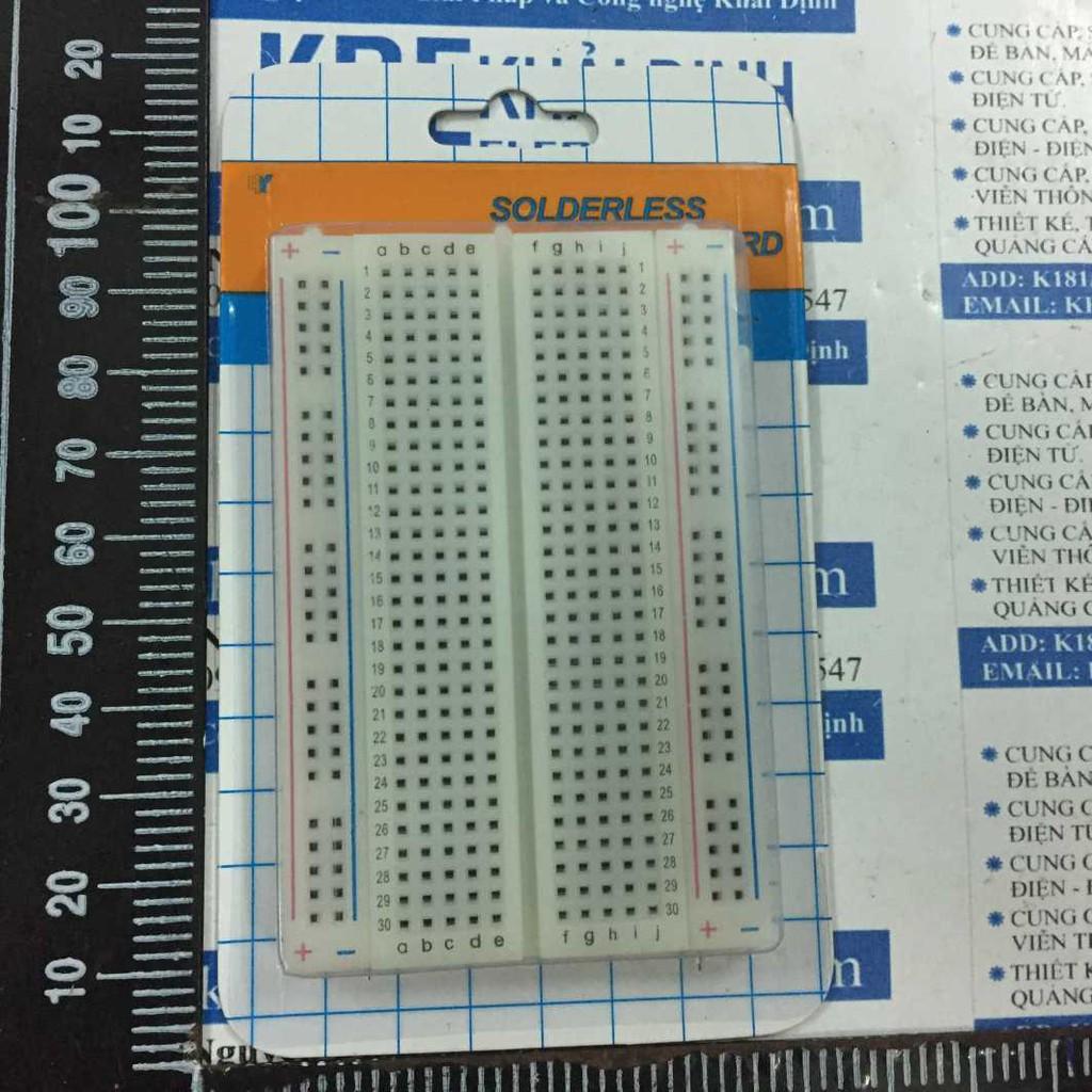 TEST BOARD nhựa trắng 8.5x5.5cm 400 lỗ kde3302