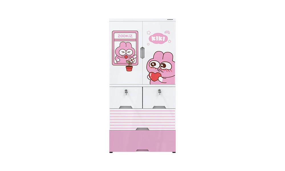 Tủ nhựa trẻ em 2 cánh Happy Kids SUNHOUSE KS-CA1400G4