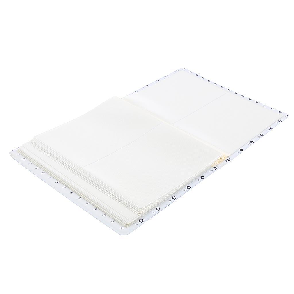 80 Photos 6"x 4" Photo Album Scrapbooking Picture Storage Case Dark Blue