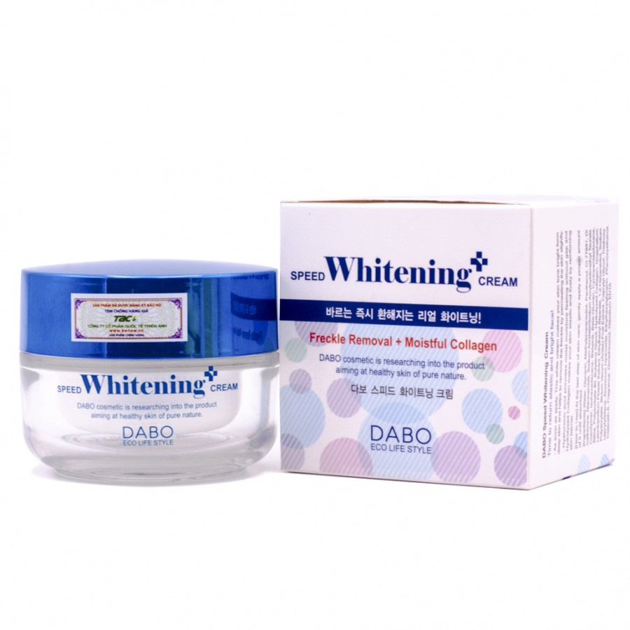 Kem dưỡng trắng da mặt cho da nhạy cảm Dabo Speed Whitening-Up (50ml)