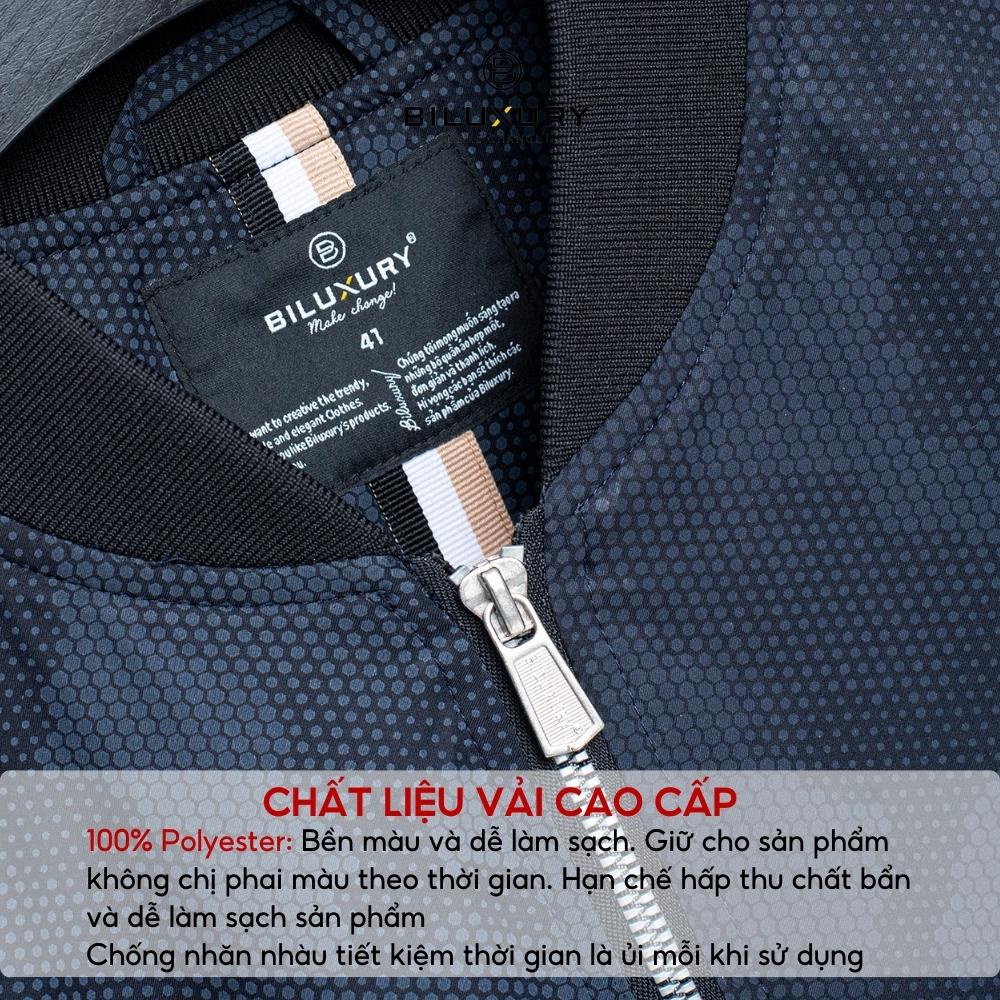 Áo khoác gió nam hai lớp Biluxury  phom suông nhẹ kiểu cách gọn gàng mang lại vẻ ngoài trẻ trung 6AG2H001TTT