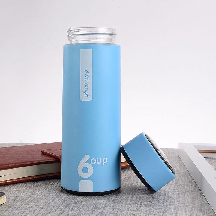 Bình thủy tinh bọc nhựa 500ml