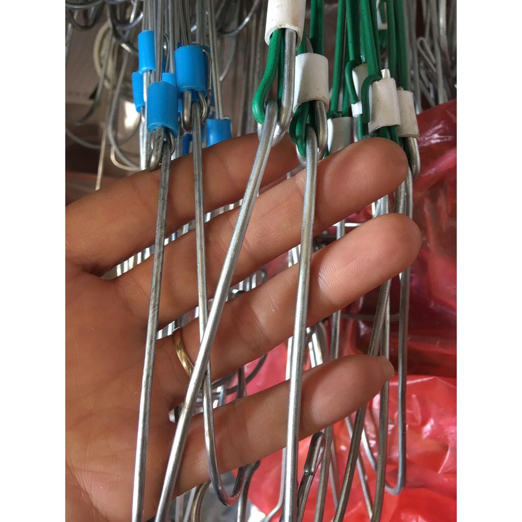 Set 10 MÓC KẼM BỌC NHỰA treo chậu cây loại đẹp dài 80cm