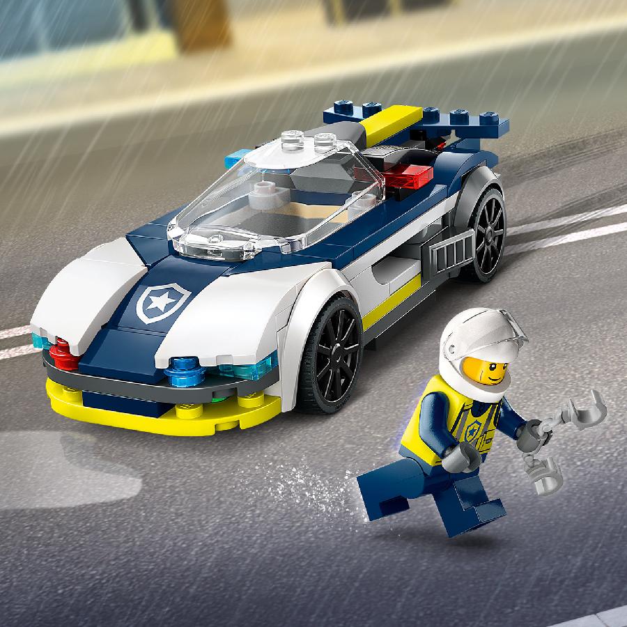 Đồ Chơi Lắp Ráp Xe Cảnh Sát Truy Đuổi Tội Phạm LEGO CITY 60415 (213 chi tiết)