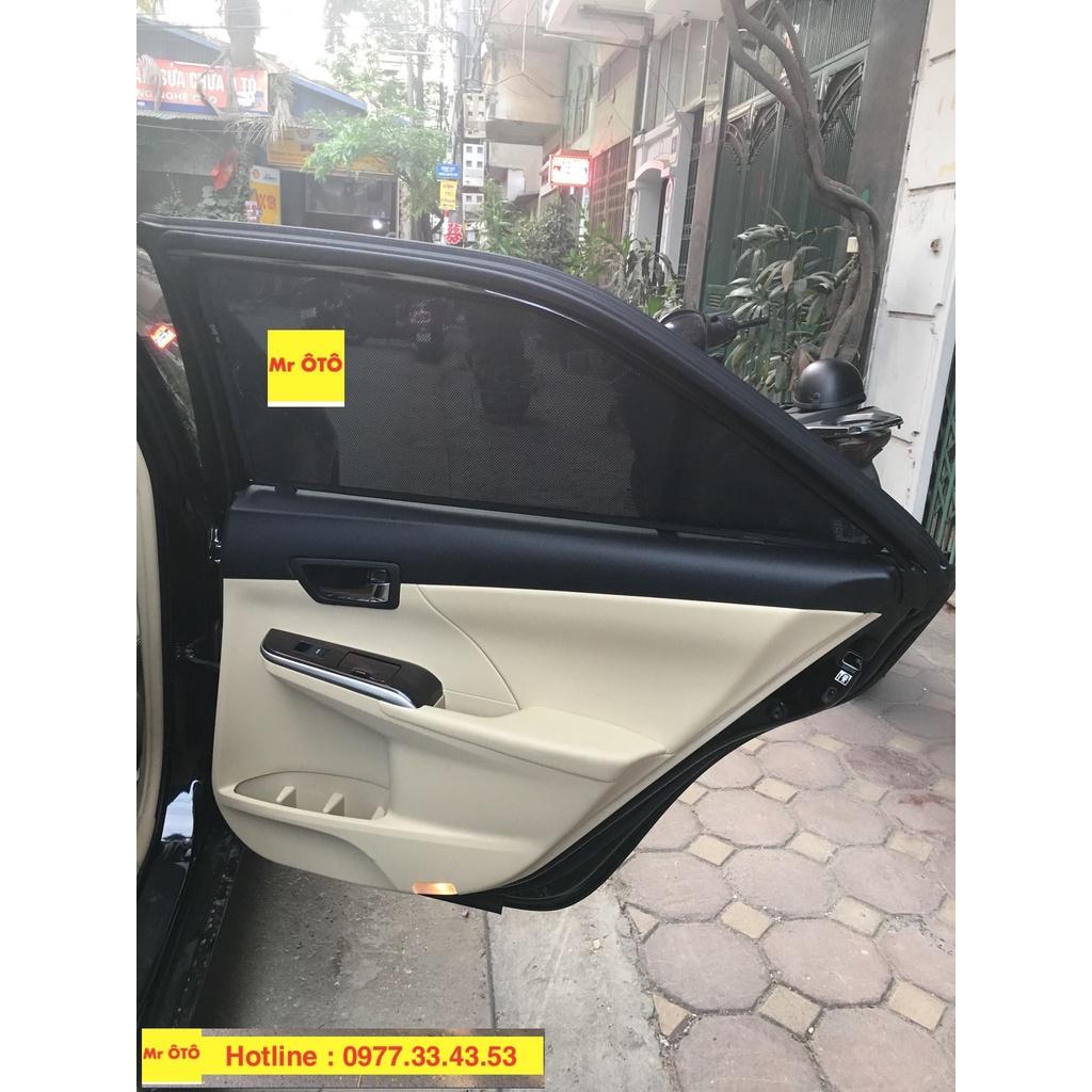 Rèm Che Nắng Xe Toyota Camry 2013-2018 Loại 1. Cam Kết Vải Dày, Chuẩn Khít Theo Xe