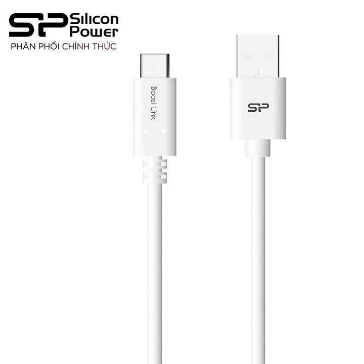 Cáp USB 2.0 TYPE-C CABLE (1M) SP LK10AC (trắng) -Hàng Chính Hãng