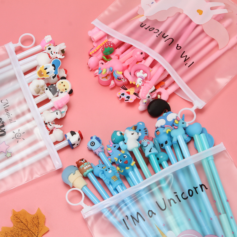 Combo túi  20 cây bút bi thú cho bé ,nhiều màu sắc ,ngộ nghĩnh xinh xắn đáng yêu cho bé lựa chon
