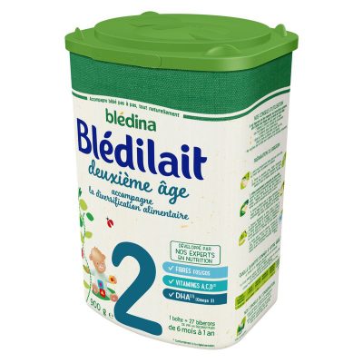 sữa bột bledina bledilait số 2 900g (từ 6-12 tháng) - hộp 900g - sữa tự nhiên 2