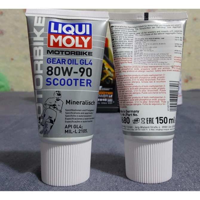 Nhớt hộp số, nhớt lap Liqui moly 80W90 150ml