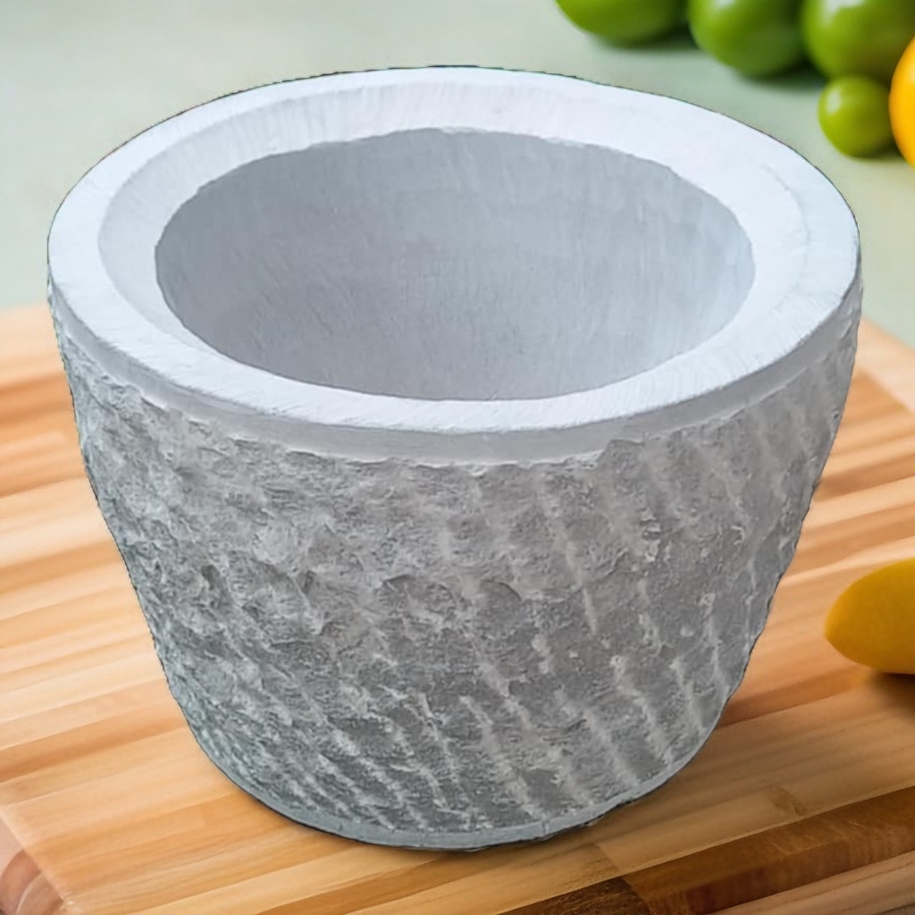 cối đá xanh nguyên khối giã thực phẩm