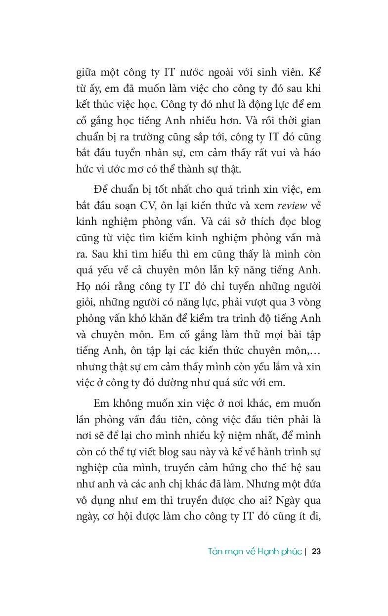 Tản Mạn Về Hạnh Phúc