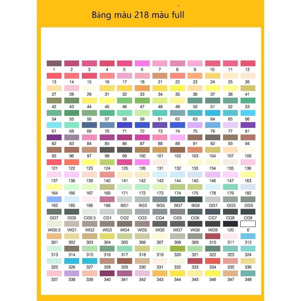 (P6) Bút lông Maker Touch Soft Head 218 màu