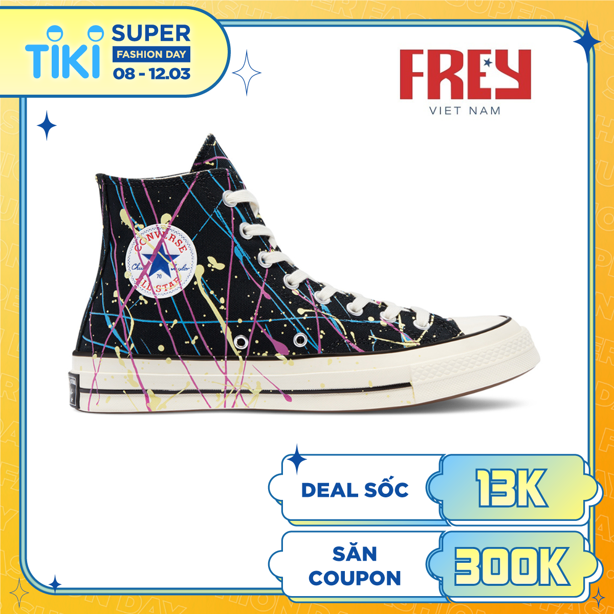 Giày Converse Chuck Taylor 1970s Archive Paint Splatter 170801C