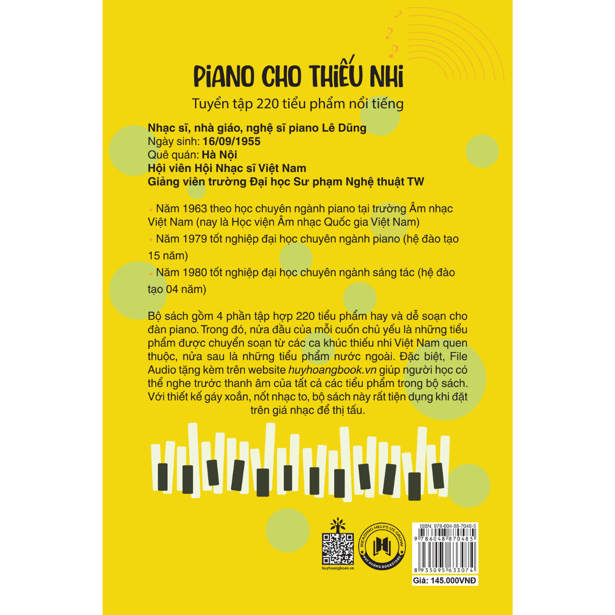 Piano Cho Thiếu Nhi - Tuyển Tập 220 Tiểu Phẩm Nổi Tiếng - Phần 2