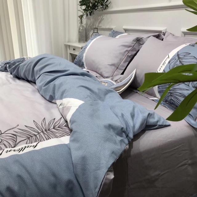 Set Cotton Living Nhập Khẩu Cao Cấp Mẫu Hoa Khung