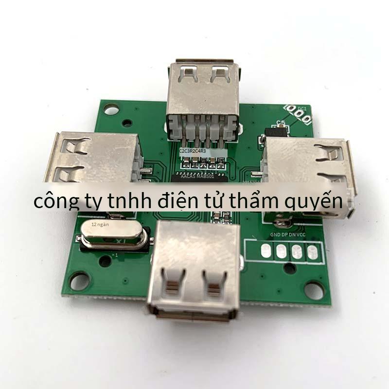 Phát triển giải pháp bảng mạch PCBA trung tâm máy tính USB thuận lợi nhất bốn cổng 2.0 dán IC