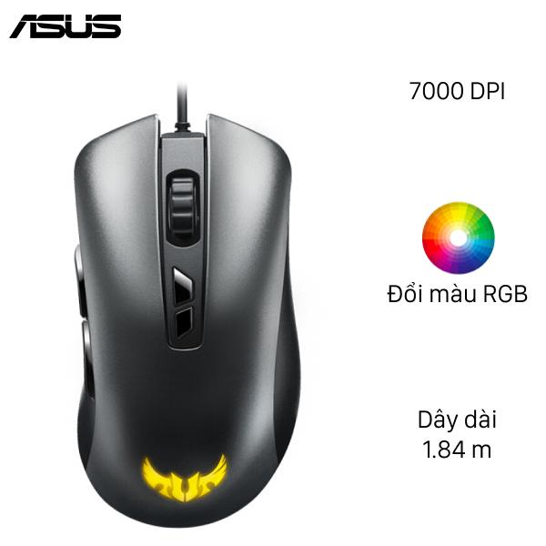 Chuột Gaming Asus TUF M3 Đen - Hàng chính hãng