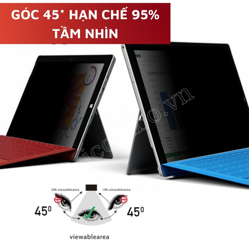 Dán màn hình chống nhìn trộm surface pro X, pro 4/5/6/7, laptop 1/2/3, book 1/2/3