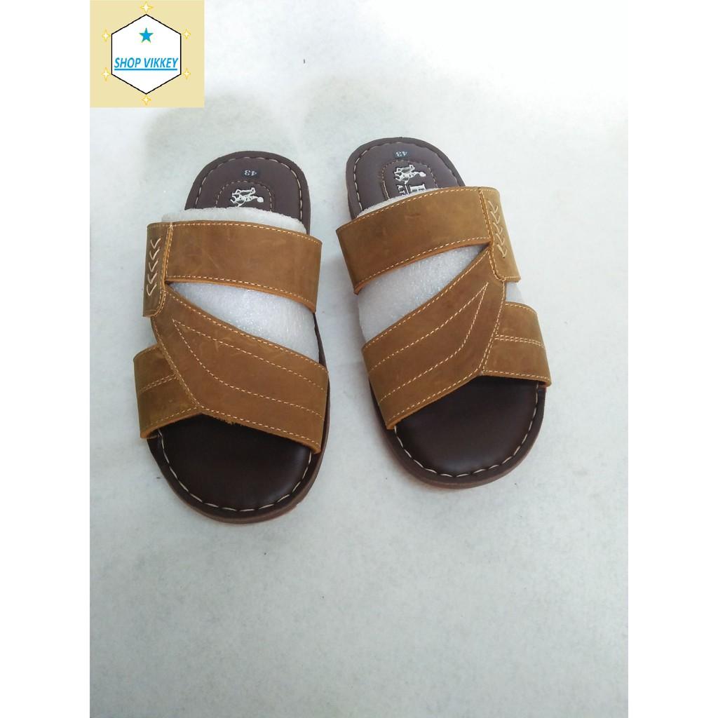 Dép da nam cao cấp phiên bản 2021 ms 005