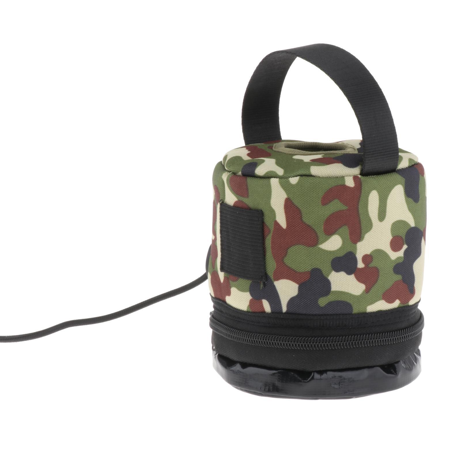 Camping Gas Canister Cover Durable Portable with Handle Fuel Canister Cover