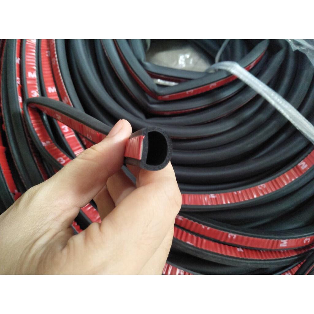 5 MÉT Gioăng cao su, ron cao su, gioăng chống ồn xe hơi chữ D chống ồn, chống bụi