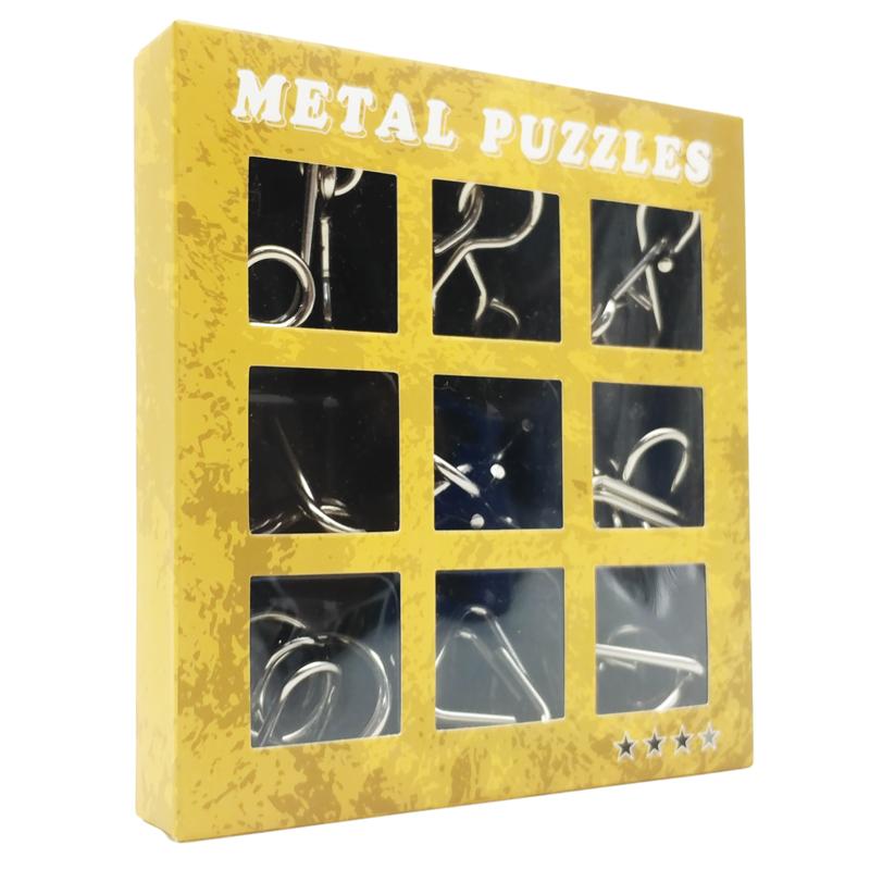 Đồ Chơi Hack Não Khóa IQ - Metal Puzzles 3009C (9 Chi Tiết)