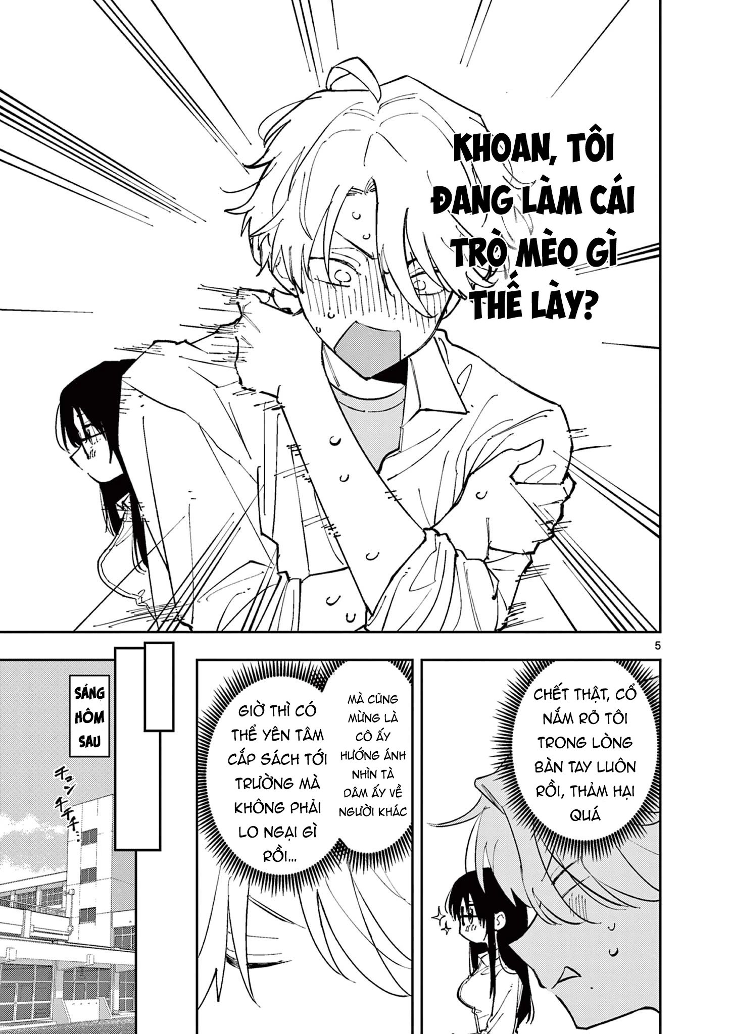 cậu bạn bàn bên cứ nhìn tôi bằng ánh mắt đó - tonari no seki no yatsu ga souiu me de mitekuru chapter 3 5