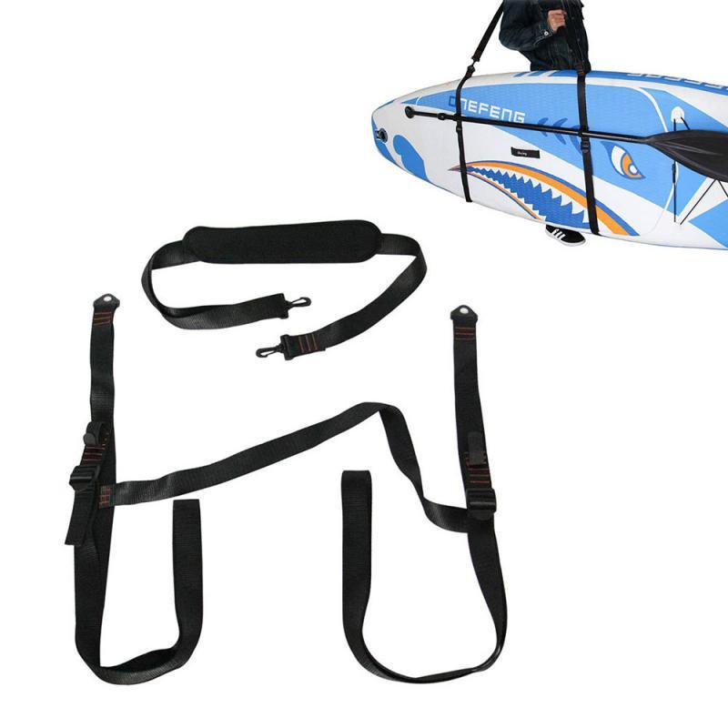 Sup Board Surf Fins Paddle Wakeboard Surfing Kayak Fix Belt Adjustable Surfboard Shoulder Carry Sling Stand Up Paddleboard Strap