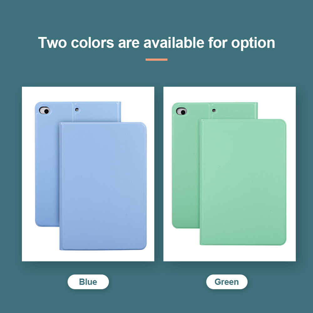 Vỏ bảo vệ Da PU TPU Ốp lưng Bao da Hỗ trợ Máy tính bảng Giá đỡ Thay thế cho iPad Mini 1/2/3/4/5 xanh lá