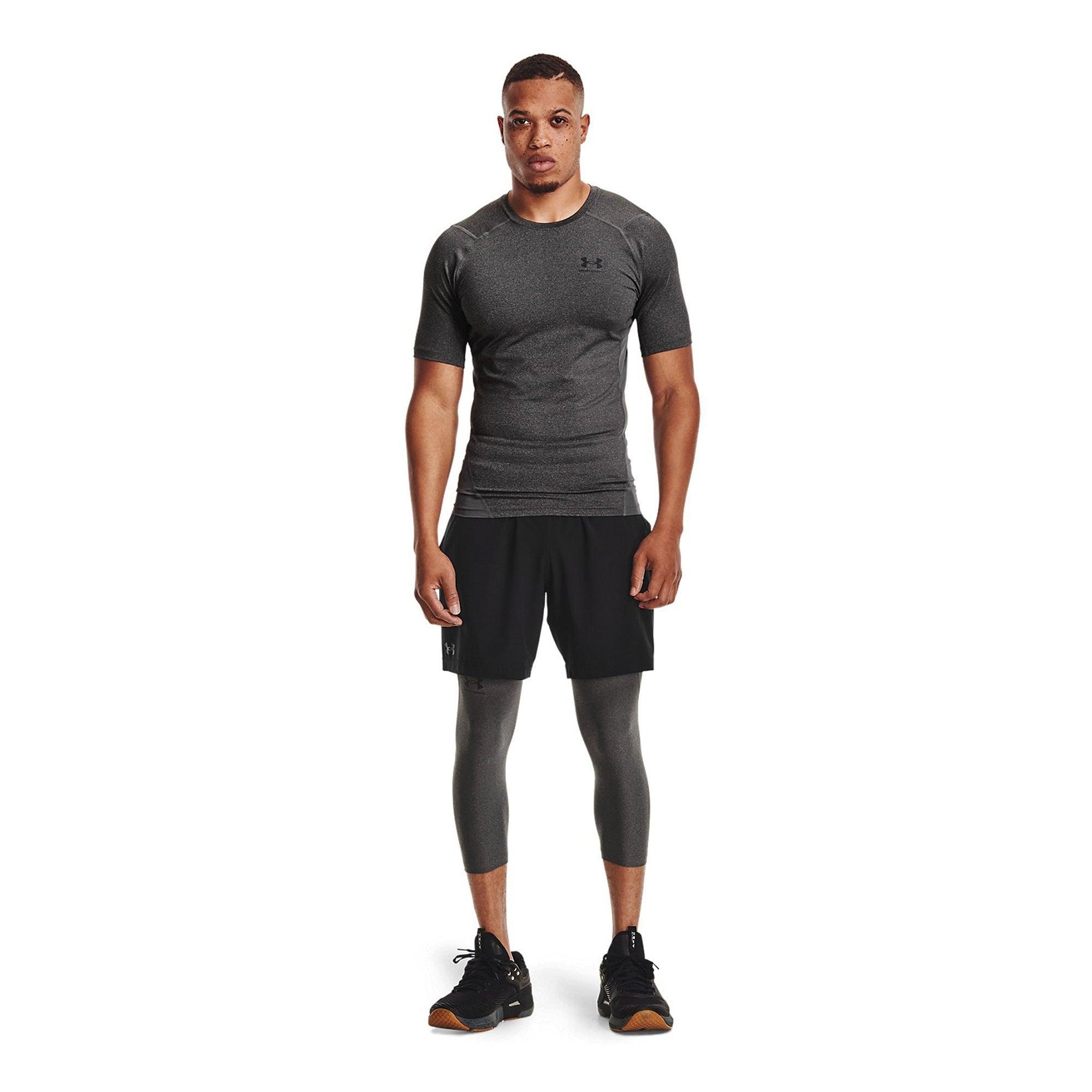 Quần legging thể thao nam Under Armour HG Armour 3/4 - 1361588-090