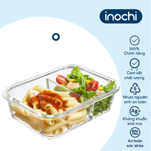 Hộp thuỷ tinh chữ nhật Nikko 1040 ml