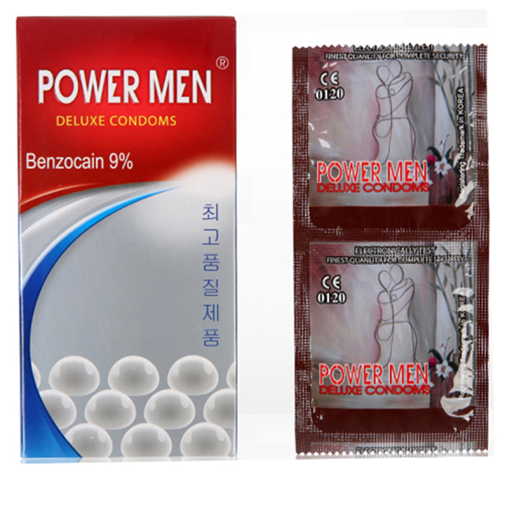 Bao cao su Powermen Longer Plus New 12 chiếc và Longer Plus 3 Chiếc