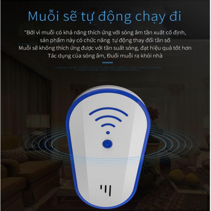 Máy đuổi côn trùng đuổi muỗi sóng siêu âm 