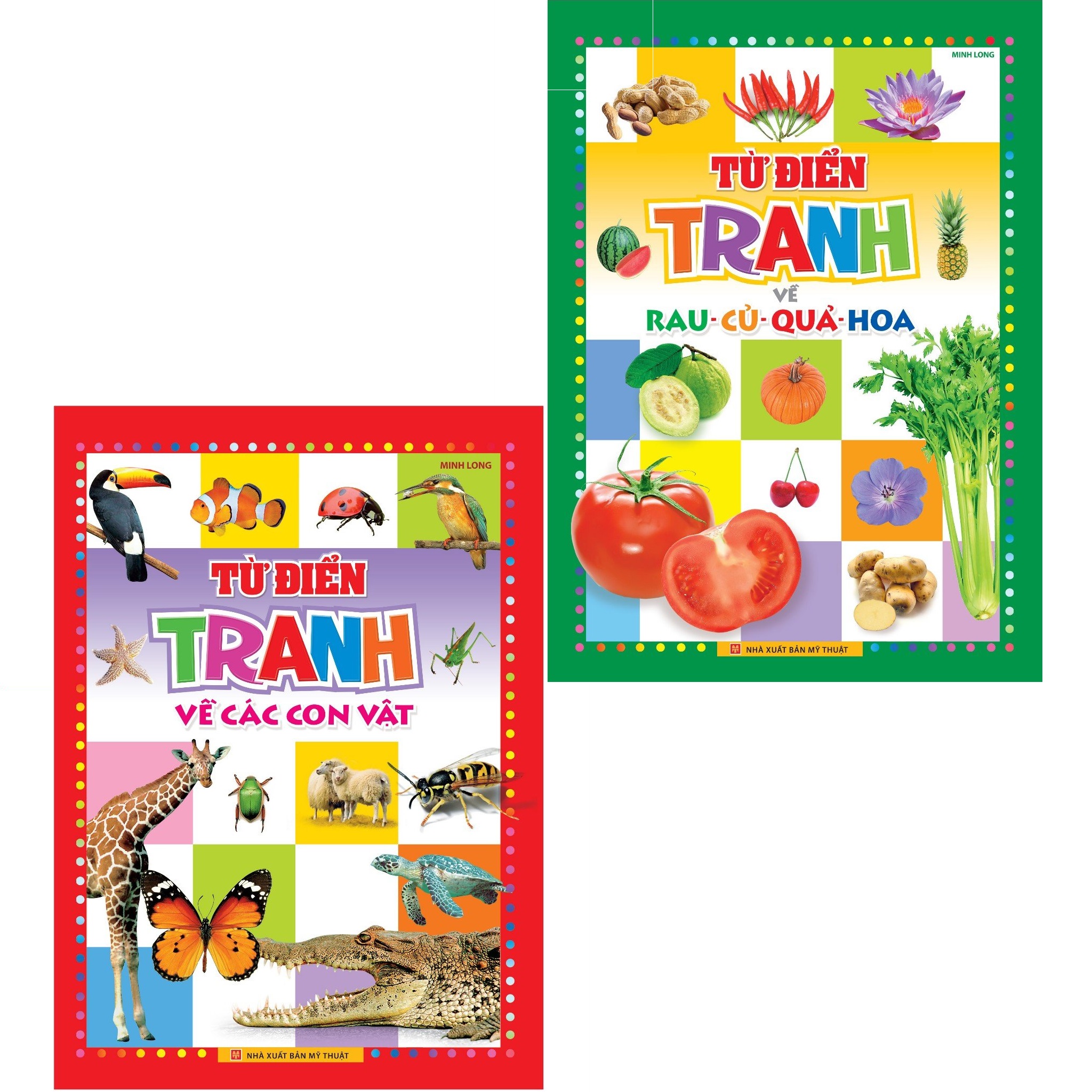 Sách : Từ điển tranh về con vật và rau củ quà